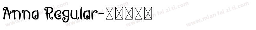 Anna Regular字体转换